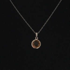 Sterling Silver Citrine Pendant